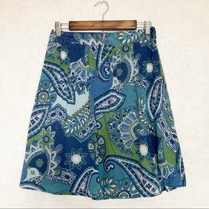 Ann Taylor Print Skirt